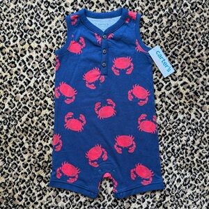 Carter’s crab outfit (baby/boys 12M) (NWT)